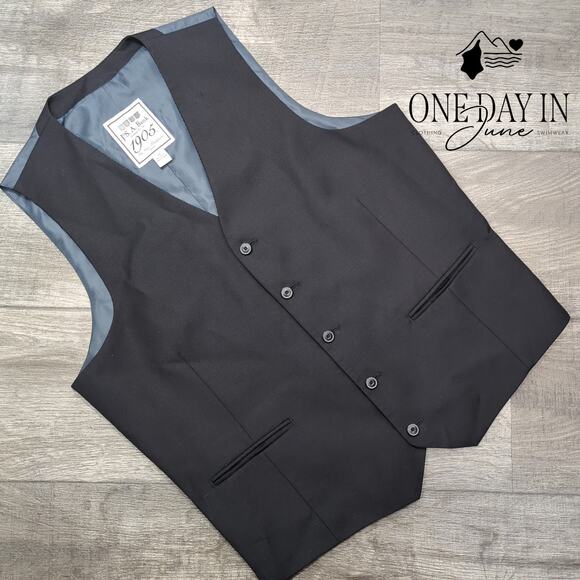 Jos. A. Bank 5 Button Wool Vest Size M - Picture 1 of 5